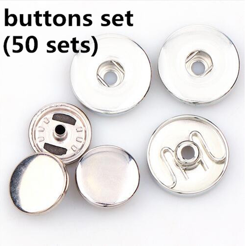 Snap Fastener Set - 50sets 12mm/18mm Tapping Snap Fastener Kit