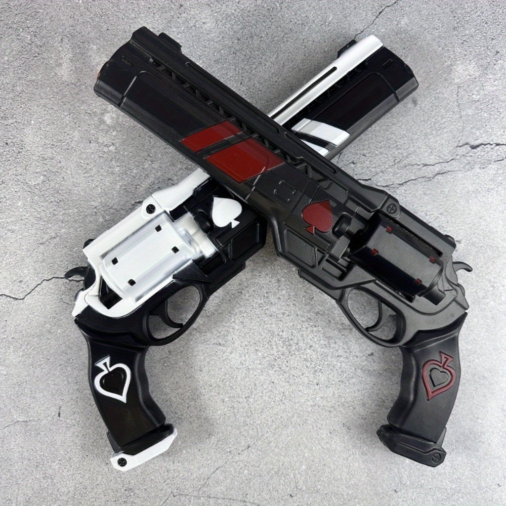 Cosplay Prop Pistol - 15inch PU Pistol Spades Gun Katana