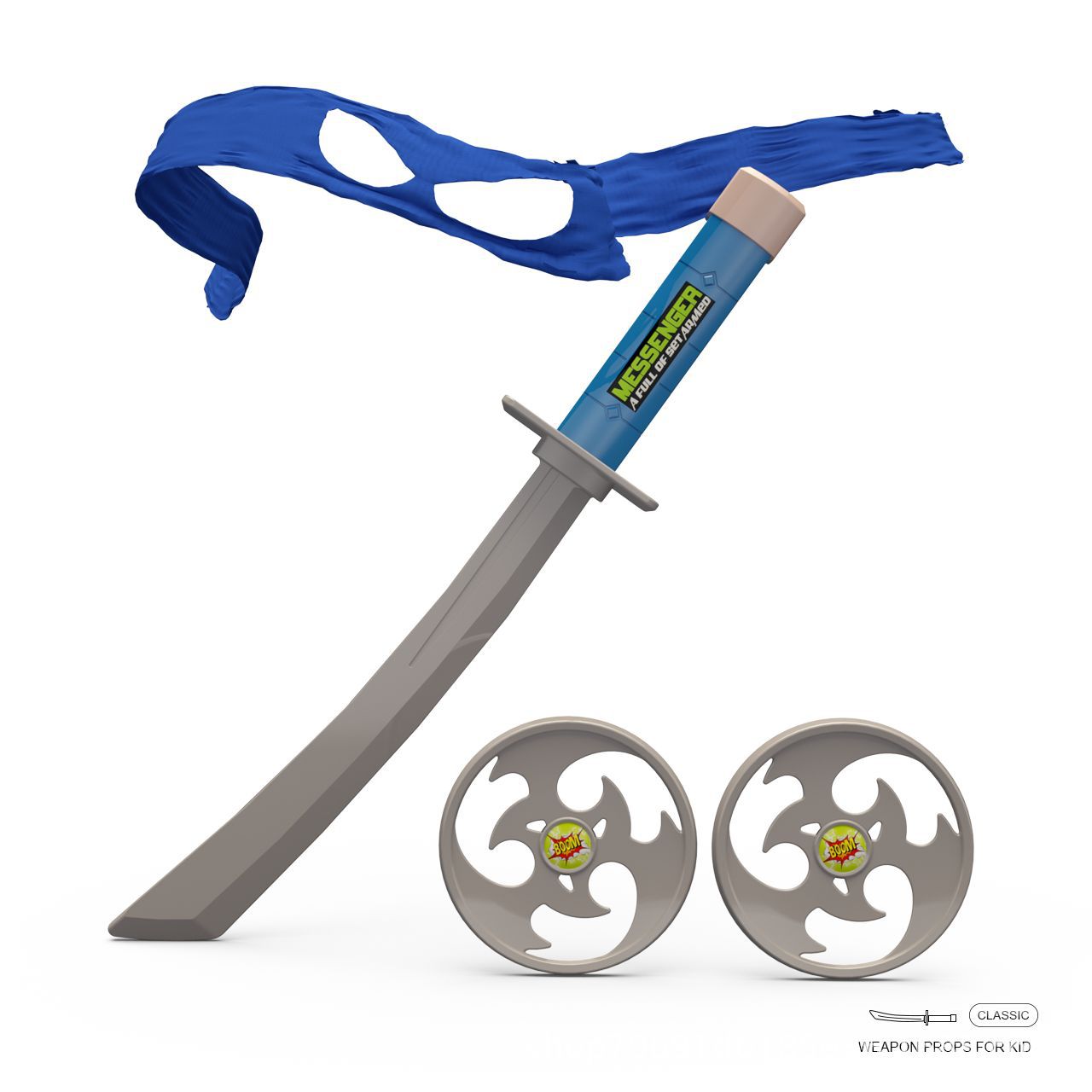 Teenage Ninja Turtles Eye Mask - Cosplay Prop Knife 评论和价格