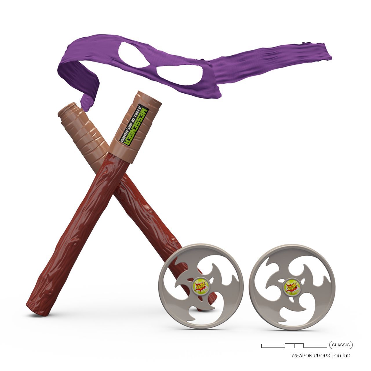 Teenage Ninja Turtles Eye Mask - Cosplay Prop Knife 评论和价格