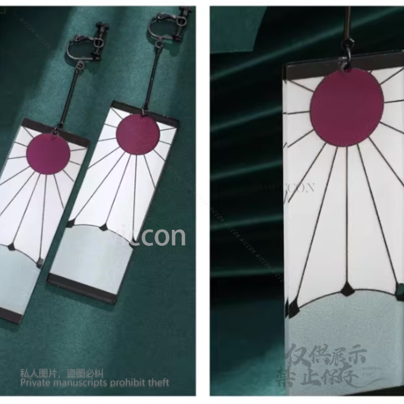 Acrylic Earrings Ear Clips Sty - Acrylic Cosplay Prop 评论和价格