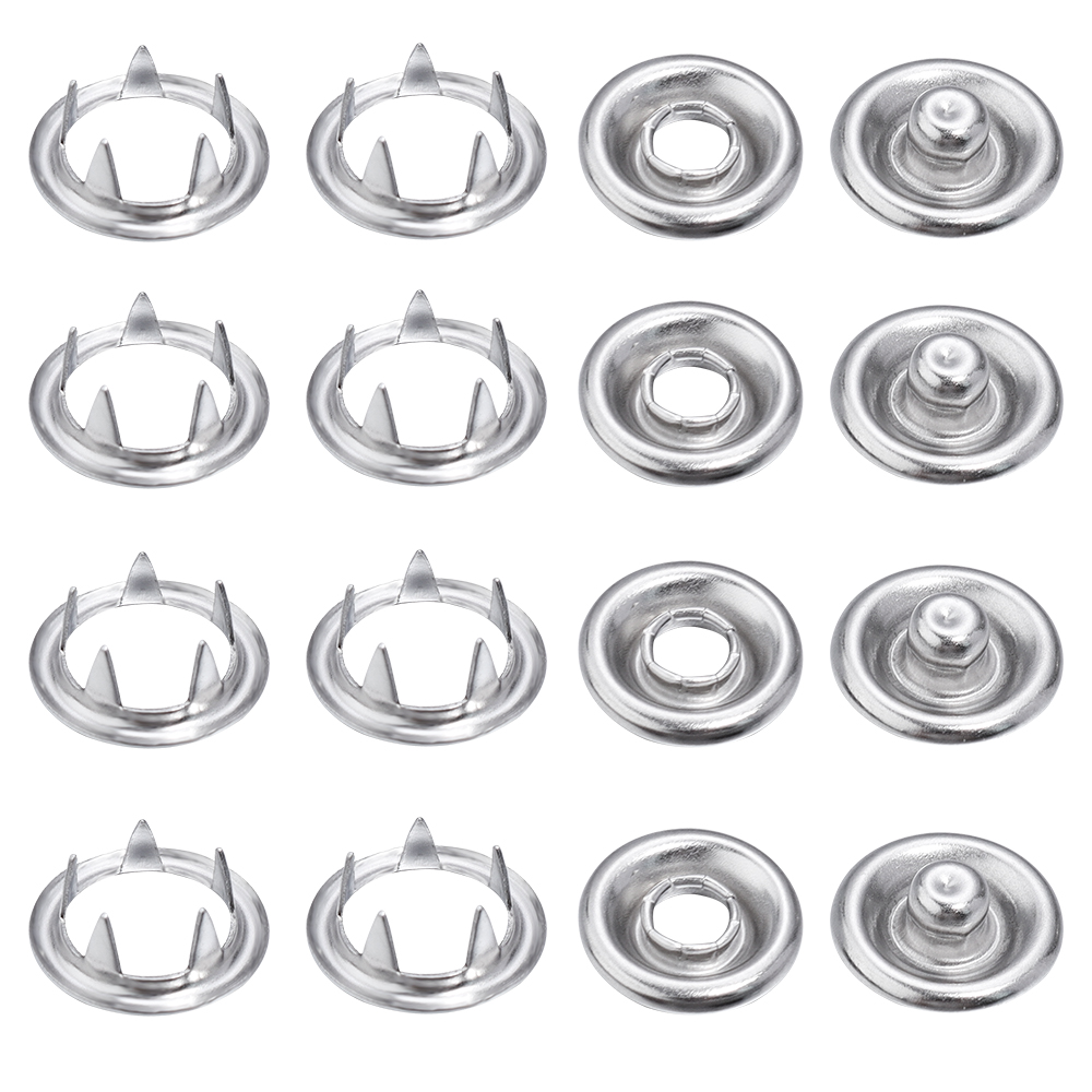 SAUVOO 50sets Iron Snap Button - Snap Fastener Set 评论和价格