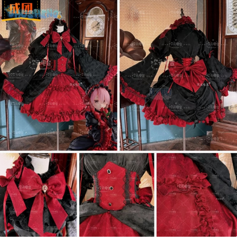Maid Uniform Anime Re:Zer Ram  - Cosplay Prop Kit 评论和价格