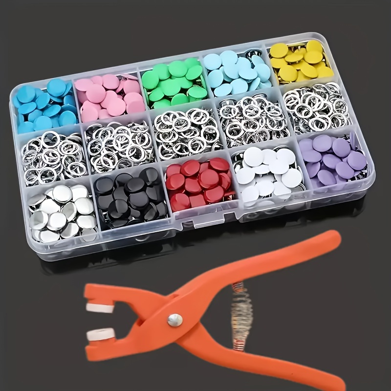100Pcs Colorful Metal Sewing B - Snap Fastener Set 评论和价格