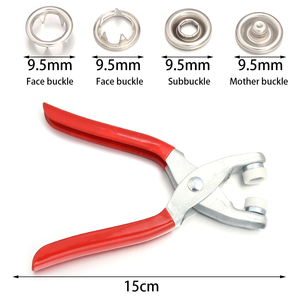 50sets 7.5/9.5/11mm Stainless  - Snap Fastener Set 评论和价格