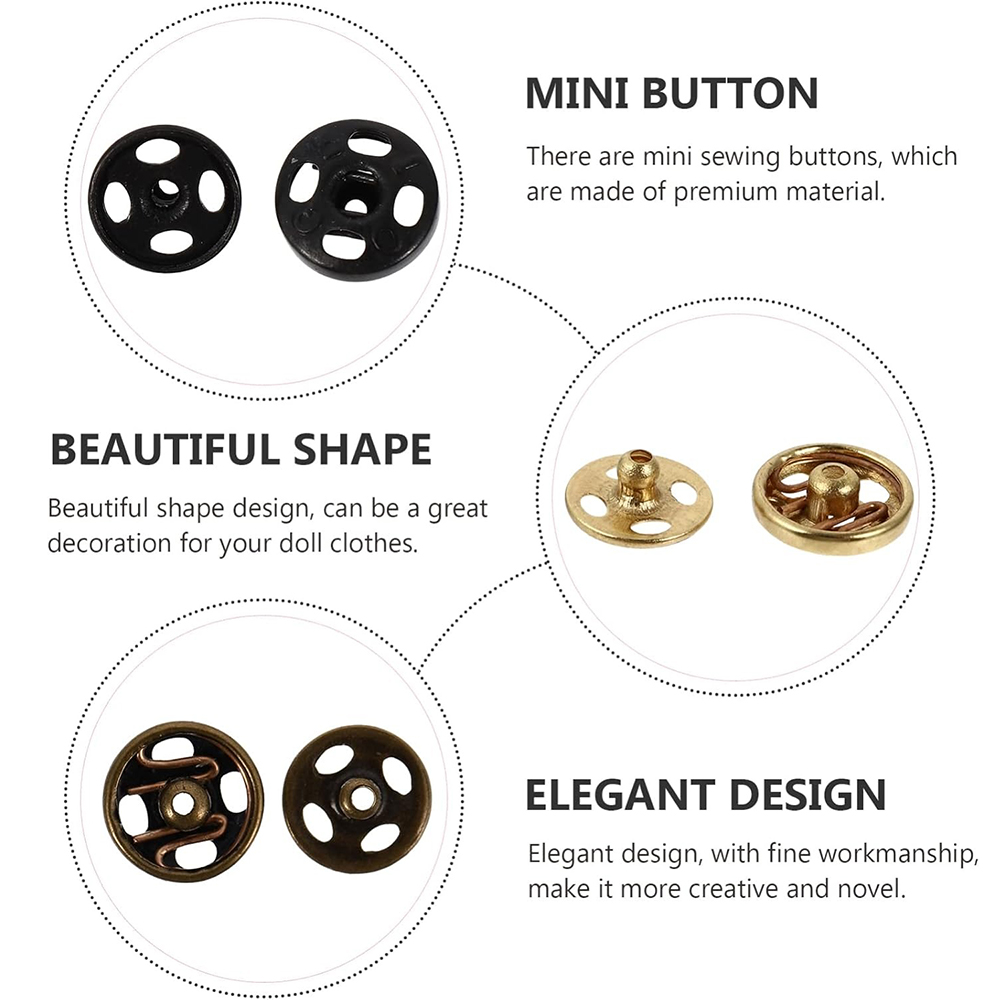 Stainless Steel Sew-on Snap Bu - Snap Fastener Set 评论和价格