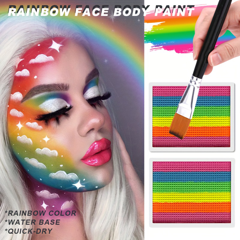 Rainbow Face and Body Paint Se - Body Paint Sfx 评论和价格