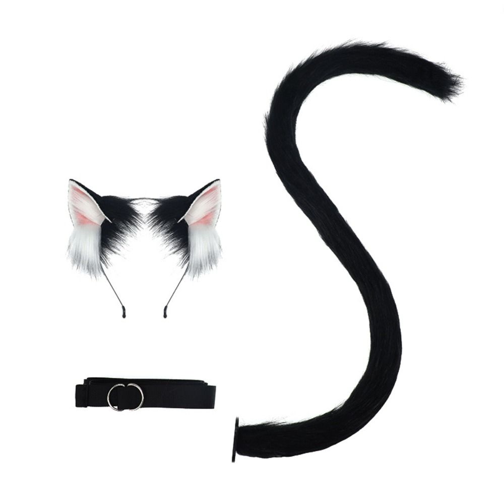 New Realistic Cat Ear Headband - Cosplay Prop Kit 评论和价格
