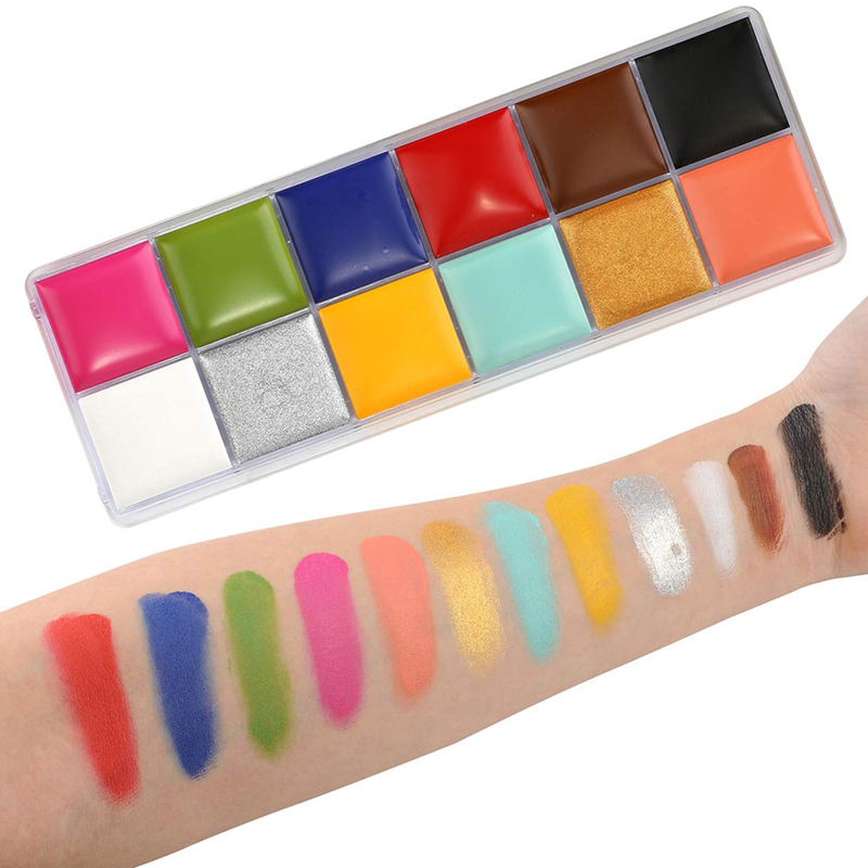 SFX Makeup Kit 12 Color Face B - Body Paint Sfx 评论和价格
