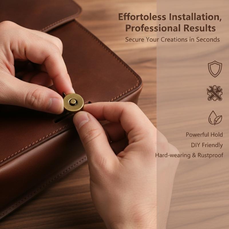 1 Set Magnetic Snap Fasteners  - Snap Fastener Set 评论和价格